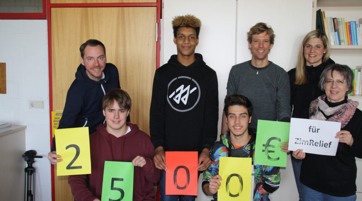 Realschule Puchheim spendet für unsere Partnerprojekte in Simbabwe